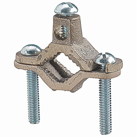 Steel City Steel City 1/2 to 1 in. Copper Ground Clamp 1 pk L160B-1